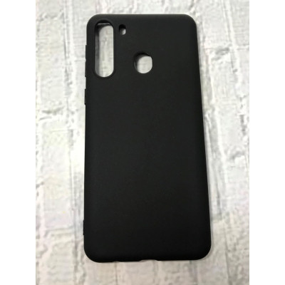 Накладка SMTT Soft Touch для Samsung A21/A215 в тех. упаковці- чорний Накладка SMTT Soft Touch для Samsung A21/A215 в тех. упаковці- чорний