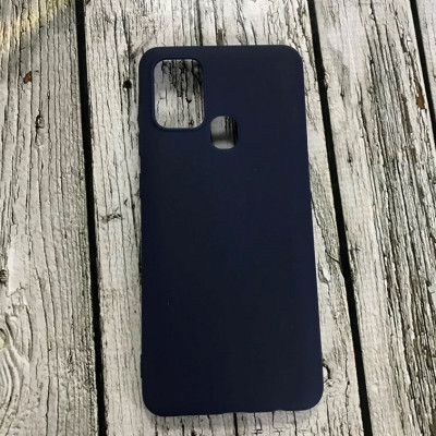 Накладка SMTT Soft Touch для Samsung A21S/A217 в тех. упаковці- синій Накладка SMTT Soft Touch для Samsung A21S/A217 в тех. упаковці- синій