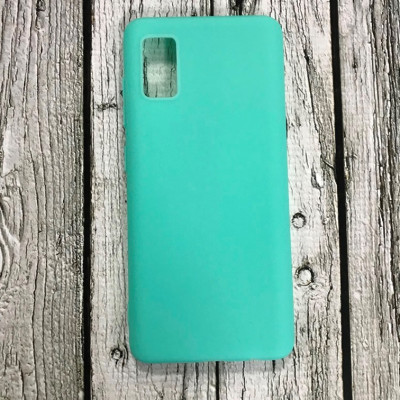 Накладка SMTT Soft Touch для Samsung A41/A415 в тех. упаковці- бірюзовий Накладка SMTT Soft Touch для Samsung A41/A415 в тех. упаковці- бірюзовий