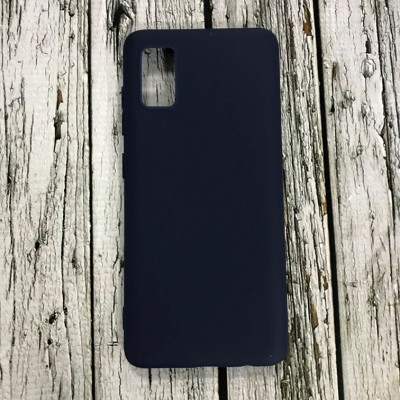 Накладка SMTT Soft Touch для Samsung A41/A415 в тех. упаковці- синій Накладка SMTT Soft Touch для Samsung A41/A415 в тех. упаковці- синій