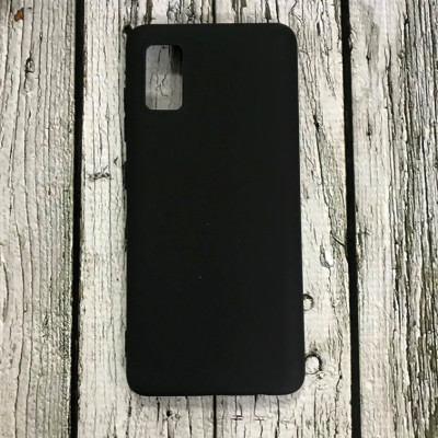 Накладка SMTT Soft Touch для Samsung A41/A415 в тех. упаковці- чорний Накладка SMTT Soft Touch для Samsung A41/A415 в тех. упаковці- чорний