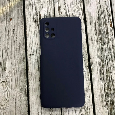 Накладка SMTT Soft Touch для Samsung M31S/M317 в тех. упаковці- синій Накладка SMTT Soft Touch для Samsung M31S/M317 в тех. упаковці- синій