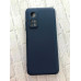 Накладка (з мікрофіброю) Aspor Silicone Full для Xiaomi Mi 10T / Mi 10T Pro- синій