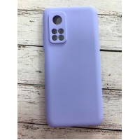 Накладка (з мікрофіброю) Aspor Silicone Full для Xiaomi Mi 10T / Mi 10T Pro- фіолетовий