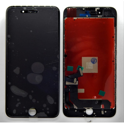 Дисплей для мобільного телефона iPhone 8 Plus Change Glass з тачскріном Black Дисплей для мобільного телефона iPhone 8 Plus Change Glass з тачскріном Black