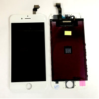 Дисплей для мобільного телефона iPhone 6G Change Glass з тачскріном White
