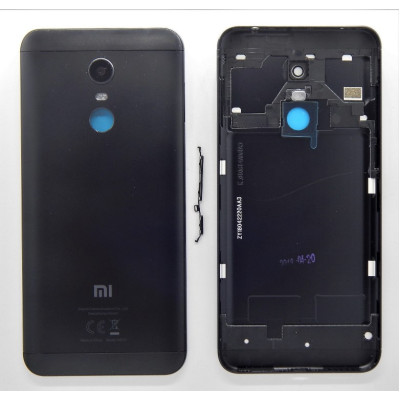 Задня кришка для Xiaomi Redmi 5 Plus (зі склом камери) Black Задня кришка для Xiaomi Redmi 5 Plus (зі склом камери) Black