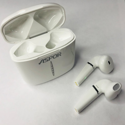 Bluetooth навушники Aspor A605- білий