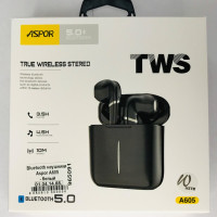 Bluetooth навушники Aspor A605- білий