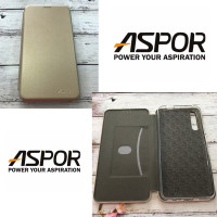 Чохол-книжка Aspor leather для Huawei P Smart Pro- золотий Чохол-книжка Aspor leather для Huawei P Smart Pro- золотий