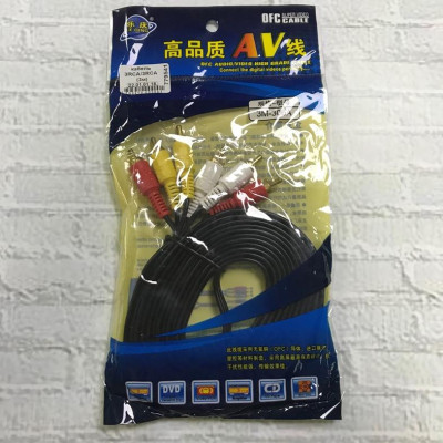Кабель 3RCA/3RCA (3м) Кабель 3RCA/3RCA (3м)
