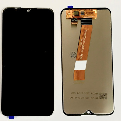 Дисплей для мобільного телефона Samsung A01/A015 тип 1, вузький конектор з тачскріном Black Дисплей для мобільного телефона Samsung A01/A015 тип 1, вузький конектор з тачскріном Black