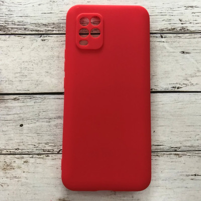 Накладка SMTT Soft Touch для Xiaomi Mi 10 Lite в тех. упаковці- червоний Накладка SMTT Soft Touch для Xiaomi Mi 10 Lite в тех. упаковці- червоний