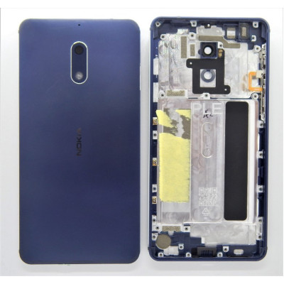 Задня кришка для Nokia 6 Dual Sim / TA-1021) Blue Задня кришка для Nokia 6 Dual Sim / TA-1021) Blue