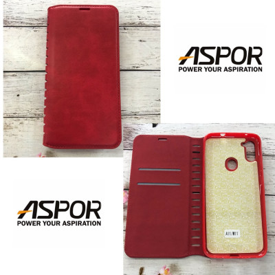 Чохол-книжка Leather Folio для Samsung A11/A115/M11/M115- червоний