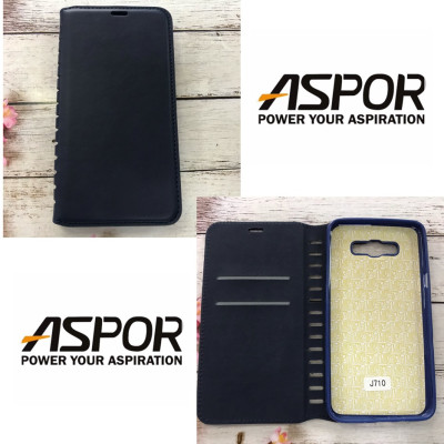 Чохол-книжка Leather Folio для Samsung J710/J7 2016- синій Чохол-книжка Leather Folio для Samsung J710/J7 2016- синій