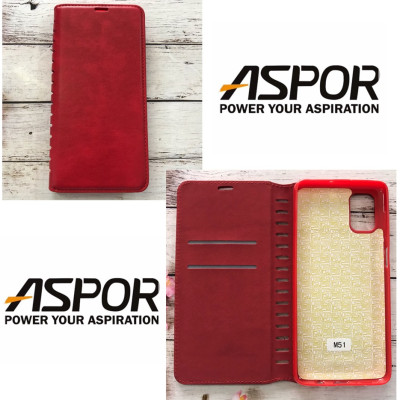 Чохол-книжка Leather Folio для Samsung M51/M515- червоний Чохол-книжка Leather Folio для Samsung M51/M515- червоний