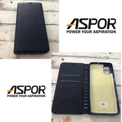 Чохол-книжка Leather Folio для Samsung M51/M515- синій Чохол-книжка Leather Folio для Samsung M51/M515- синій