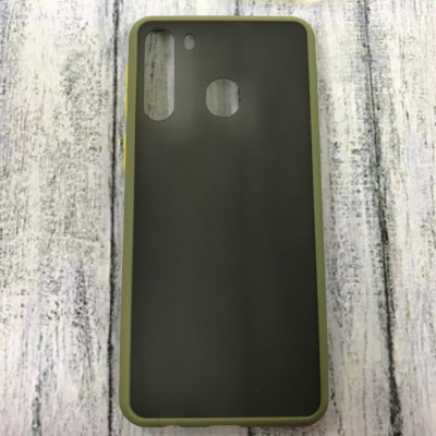 Накладка Darkened для Samsung A21/A215- зелений Накладка Darkened для Samsung A21/A215- зелений