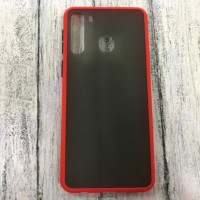 Накладка Darkened для Samsung A21/A215- червоний
