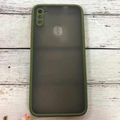Накладка Darkened для Samsung M11/A11/M115/A115- зелений Накладка Darkened для Samsung M11/A11/M115/A115- зелений