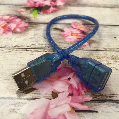 USB кабель (подовжувач) AM/AF (0.3м) USB кабель (подовжувач) AM/AF (0.3м)