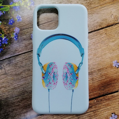Накладка (з мікрофіброю) Case Art для iPhone 11 Pro- м`ятний