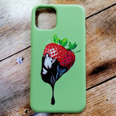 Накладка (з мікрофіброю) Case Art для iPhone 11 Pro- зелений