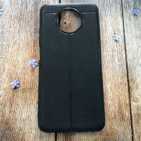 Накладка TPU фактурна (з імітацією шкіри) для Xiaomi Redmi Note 9T- чорний Накладка TPU фактурна (з імітацією шкіри) для Xiaomi Redmi Note 9T- чорний
