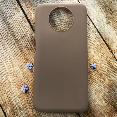 Накладка Candy для Xiaomi Redmi Note 9T- коричневий Накладка Candy для Xiaomi Redmi Note 9T- коричневий