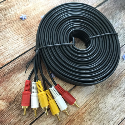 Кабель 3RCA/3RCA (10м) Кабель 3RCA/3RCA (10м)