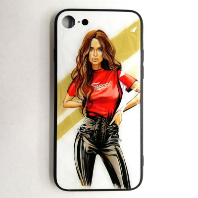Накладка Prisma Ladies для iPhone 7- Girl Red Накладка Prisma Ladies для iPhone 7- Girl Red