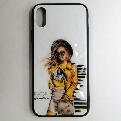 Накладка Prisma Ladies для iPhone X- Girl Yellow Накладка Prisma Ladies для iPhone X- Girl Yellow