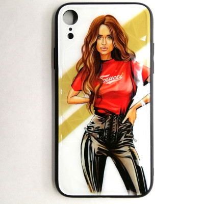 Накладка Prisma Ladies для iPhone XR- Girl Red