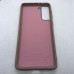 Накладка (з мікрофіброю) Silicone Cover Full without Logo для Samsung S21 Plus- рожевий пісок