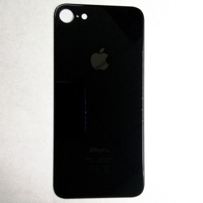 Задня кришка для iPhone 8 (big hole) Black Задня кришка для iPhone 8 (big hole) Black