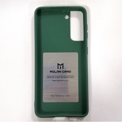 Накладка TPU Molan Cano Smooth для Samsung S21- зелений