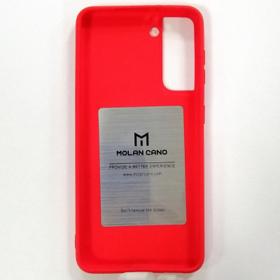 Накладка TPU Molan Cano Smooth для Samsung S21- червоний