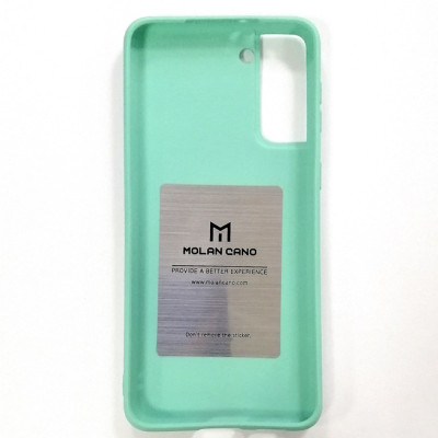 Накладка TPU Molan Cano Smooth для Samsung S21 Plus- бірюзовий