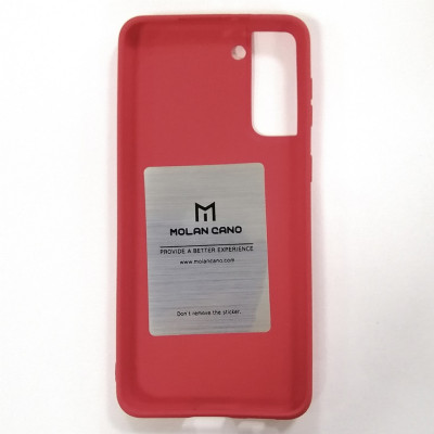 Накладка TPU Molan Cano Smooth для Samsung S21 Plus- червоний