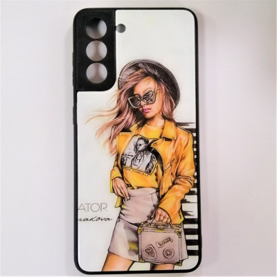 Накладка Prisma Ladies для Samsung S21- Girl Yellow Накладка Prisma Ladies для Samsung S21- Girl Yellow