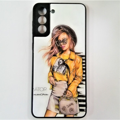 Накладка Prisma Ladies для Samsung S21 Plus- Girl Yellow Накладка Prisma Ladies для Samsung S21 Plus- Girl Yellow