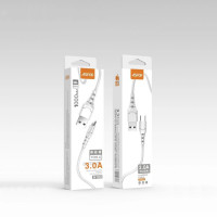 USB кабель Aspor A100 Micro Fast Charge 3A/1м- білий USB кабель Aspor A100 Micro Fast Charge 3A/1м- білий