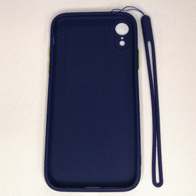Накладка TPU Square Full Camera для iPhone XR- синій