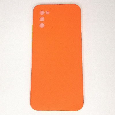 Накладка TPU Square Full Camera для Samsung A02s/A025- помаранчевий Накладка TPU Square Full Camera для Samsung A02s/A025- помаранчевий