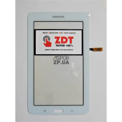 Сенсор для планшета Samsung T116 / Tab 3 Lite без 3G White Сенсор для планшета Samsung T116 / Tab 3 Lite без 3G White