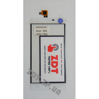 Сенсор для телефону Nomi i506 Shine White Сенсор для телефону Nomi i506 Shine White