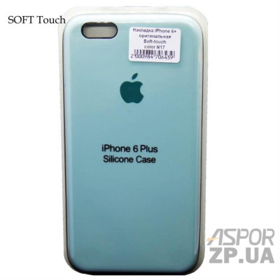 Накладка (з мікрофіброю) Soft Touch для iPhone 6 Plus- color N17 Накладка (з мікрофіброю) Soft Touch для iPhone 6 Plus- color N17