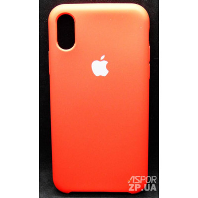 Накладка (з мікрофіброю) Soft Touch для iPhone X/XS- червоний Накладка (з мікрофіброю) Soft Touch для iPhone X/XS- червоний