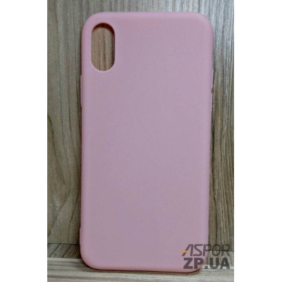 Накладка TPU Soft case для iPhone X- рожевий Накладка TPU Soft case для iPhone X- рожевий